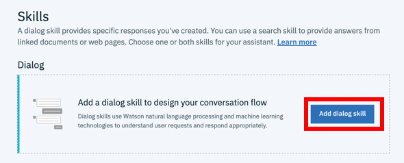 ibm watson assistant chatbot dialog cloud