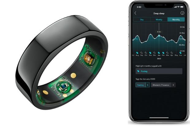 screenshot of Oura Ring app